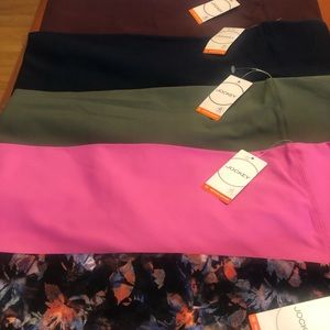 Womens Jockey leggings, 6 pair! Large